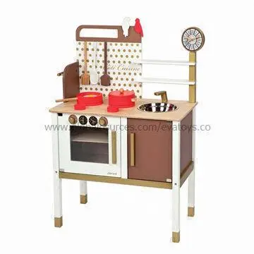 New wooden toddler kitchen set