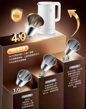 Smart Titanium Electric Water Kettle