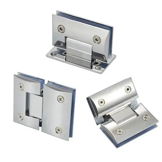 Elegant Shower Glass Door Hinge in Stainless Steel