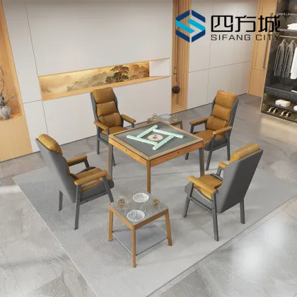 automatic mahjong table T660 Golden Teak
