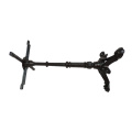 Industrial Crank Trumpet Wrought Metal Table Leg Bistro Coffee Outdoor Cast Iron Base For Dining Restaurant Table