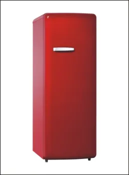 Hotel Household Red Retro Refrigerator
