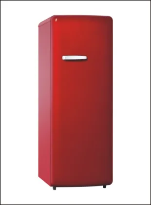 Hotel Household Red Retro Refrigerator