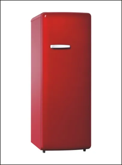 Hotel Household Red Retro Refrigerator