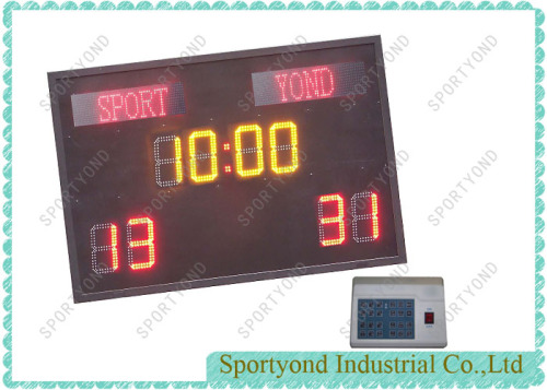 LED digital electronic soccer scoreboard with outdoor wireless scoreboards