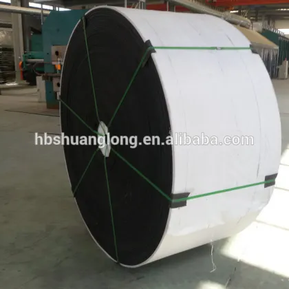 EP nylon conveyor belt for handling hot materials