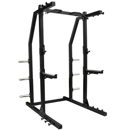 Commercial max eagle fitness power half squat rack