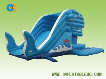 Inflatable whale Slide
