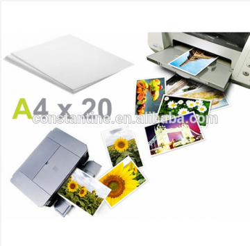 200gsm double sided high glossy photo paper A4 size/pack of 20 sheets