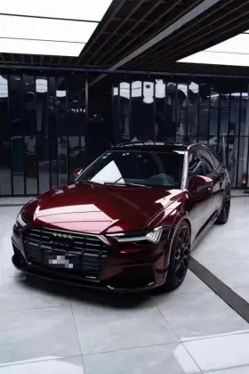 Liquid metal PET dragon blood red automobile vinyl