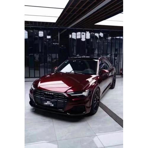 Liquid metal PET dragon blood red automobile vinyl