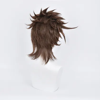 35cm Short Brown Joseph Joestar Cosplay Wig - JoJo's Bizarre Adventure
