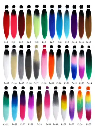 Pre Stretch Braiding hair synthetic Japanese Fiber real easy Braiding Hair Crochet Jumbo Braid