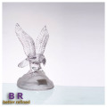 Crystal Energetic Eagle As Glass Table Decoration