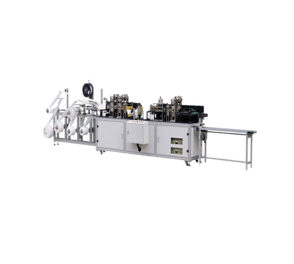 Automatic disposable surgical flat face mask making machine