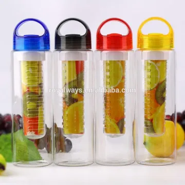 Portable Fruit Infuser Water Bottle With Handle