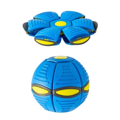 Colorful Light Flying Saucer Ball: Latest Interactive Dog Toy
