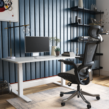 Electric Height Adjustable Sit Stand Computer Desk