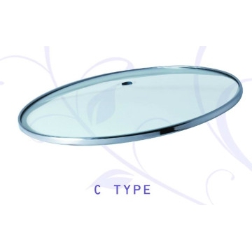 C type tempered glass lid