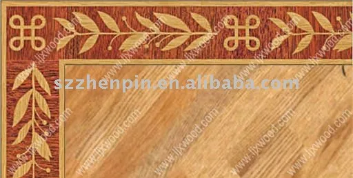 Home & Hotel Wood Flooring Border Art Parquet