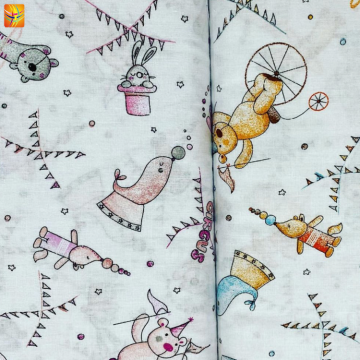 Pretty Pattern Design Cotton Fabric For Digital Print