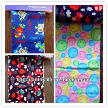 cotton printed double-sided flannel fabric