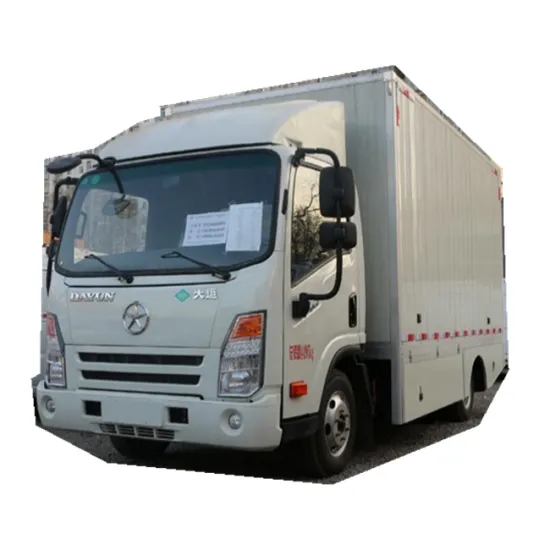 Dayun 17 Cubic Meters New Environmental High Performance 6 wheels mini Van/Cargo/Box Electric Truck for sale