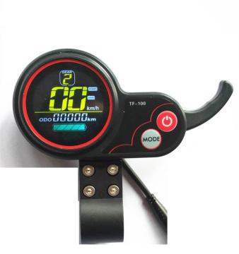 5/6 pin LCD Akselerasi Instrumen Tampilan untuk Aksesori Skuter Listrik: TF-100 dengan TF-100 TF100