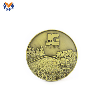 Custom Made Embossed Gold Coins Promotional