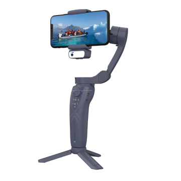 Foldable 3-Axis Smartphone Gimbal with Face Tracking for Live Streaming