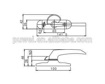 Hardware Products Aluminium Door Hinge Doors and Windows Hinge