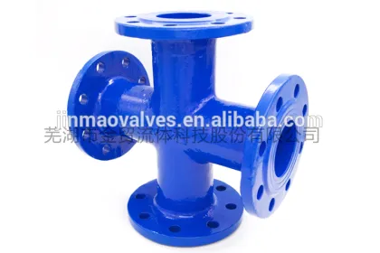 special-shaped cross ductile iron pipe fitting