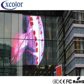 Pantalla LED transparente de alto brillo para interiores de vidrio P3.91