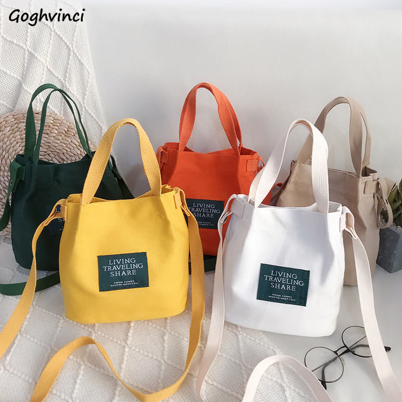 Shopping Bags Women Letter Printed Leisure Chic Womens Canvas Hasp Big Capacity Fashion Daily Shop Harajuku Ins Ulzzang Bag New