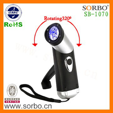 High Power Hand-cranking Flashlight