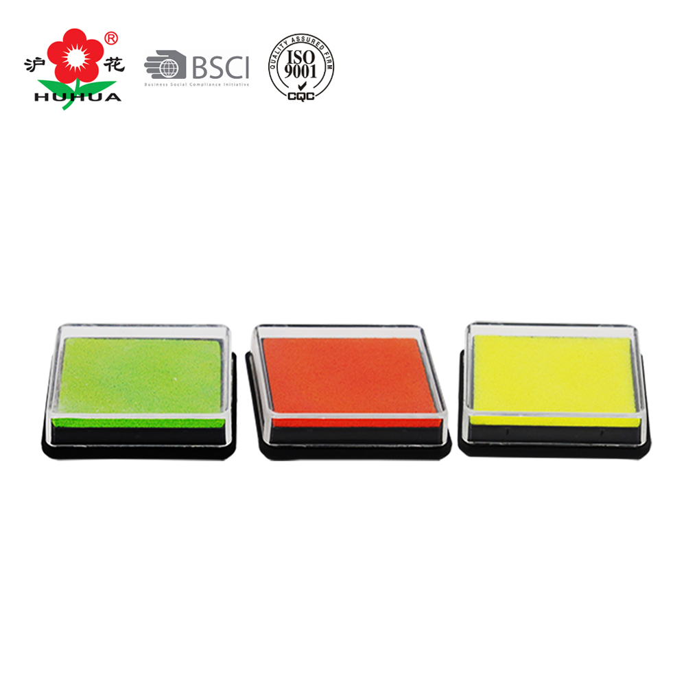 pocket craft promotional plastic colorful stamp ink pad