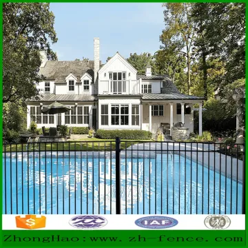 Factory direct sale PVC coated Zinc Steel Tubular Fence swimming pool Fence
