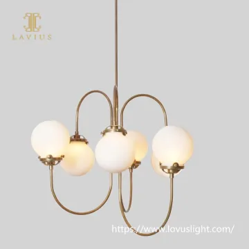Irregular size modern living room pendant light Concise style chandelier