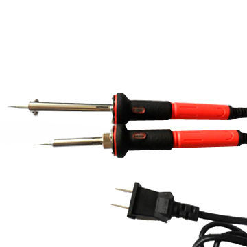 Soldering Iron with Caution Light, Double Mica Heater