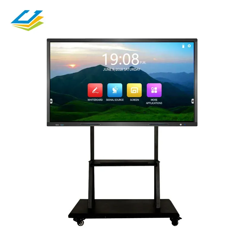86 Inch Interactive Flat Panel Monitor Whiteboard