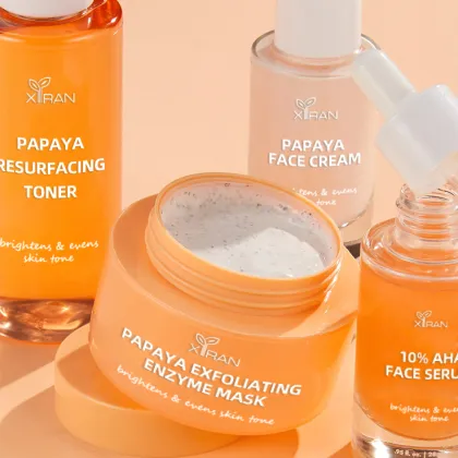 Private Label AHA Glycolic Acid Papaya Enzyme Face Peel Mask