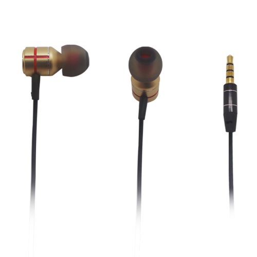 Stereo Bass Logam Earphone Seluler Di Headphone Telinga