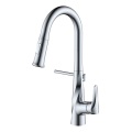 Faucet de cozinha multifuncional escovado de níquel