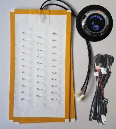 Car seat hseated cover infinity