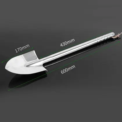 Stainless Steel Garden Shovel Durable Outdoor Explore Camping Spade Shovel Emergency Survival Hand Tool Garden Shovel