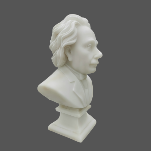 Albert Einstein Marble Bust Sculpture