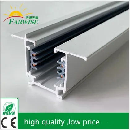 4 wires LED thicken aluminum track rail track light systems