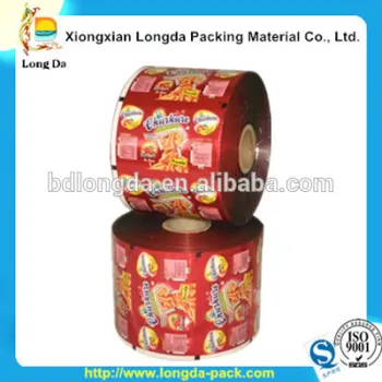 coffee bag packaging film with coffee design