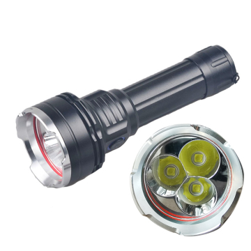 30W 4000 Lumen Super Bright Rechargeable Tactical Lampal Tactical avec boîtier en aluminium et conception étanche - Torche LED la plus puissante 3XHP50