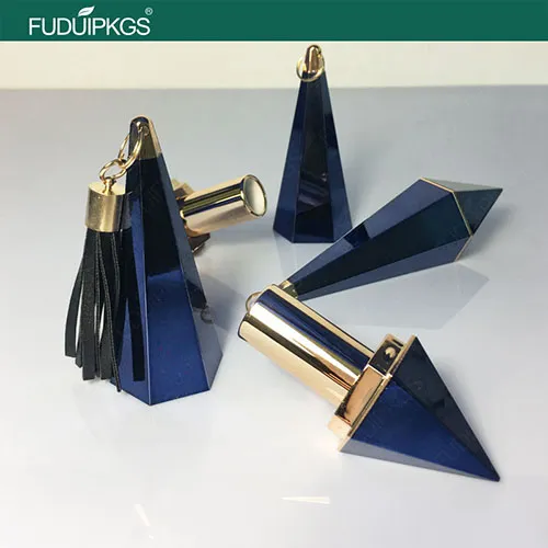 Newest plastic 5g diamond shape lipstick tube